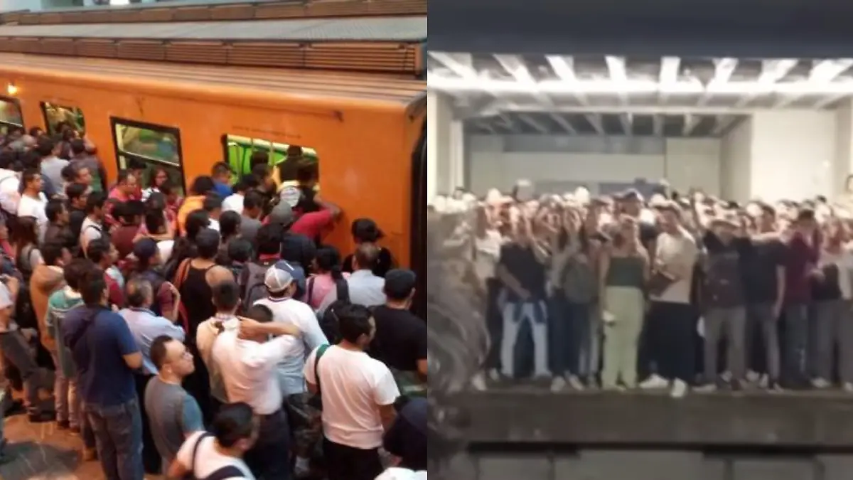 Momento gracioso en el Metro de la CDMX